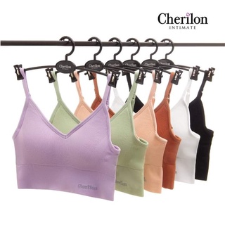 เชอรีล่อน Cherilon Candy Bra  เสื้อชั้นใน เสื้อในดันทรง บราไร้โครง เสื้อครอป สายเดี่ยว