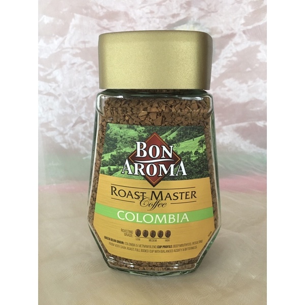 Bon Aroma Roast Master Colombia บอน อโรมาา กาแฟสำเร็จรูป 100 กรัม