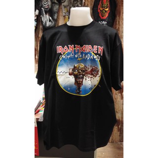 IR064 เสื้อยืดวงร็อค IRON MAIDEN ไอรอน เมเดน เสื้อวง เสื้อยืดไอรอนเมเดน เสื้อวินเทจ