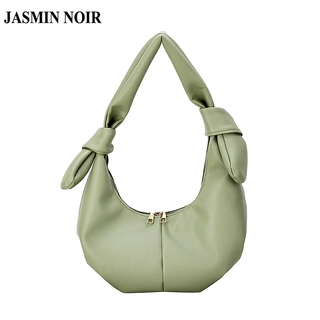 Jasmin Noir กระเป๋าสะพายไหล่กระเป๋าถือแฟชั่นสําหรับสตรีหนัง Pu ขนาดเล็ก