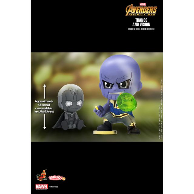 Cosbaby Thanos and Vision งานแท้100% จาก Hottoys