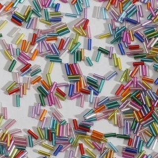 300 ชิ้น/ล็อต 2x7 มม.หลอดแก้วลูกปัดลูกปัดคริสตัลลูกปัดหลวม Spacer สําหรับ DIY เครื่องประดับทําสร้อยข้อมือผลการค้นหาอุปกรณ์