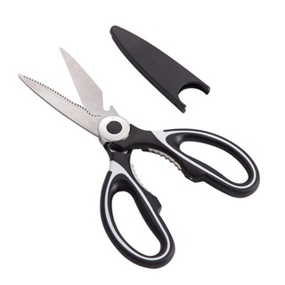 Whoestsich kitchen scissors กรรไกรครัวตัดอาหารสแตนเลส