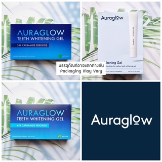 (AuraGlow®) Teeth Whitening Gel 35% or 44% Carbamide Peroxide Refill 3 Tubes เจลฟอกสีฟัน ทรีตเมนต์ฟอกสีฟัน