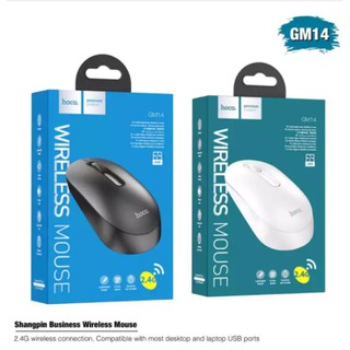 Hoco GM14 เม้าส์ไร้สาย Business Wireless Mouse เม้าส์ไร้สาย รองรับการคลิกมากกว่า 2 แสนครั้ง