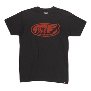 เสื้อยืดRsd เสื้อยืด roland sands รุ่น tee cafe wing plat สีเทา(DU006)