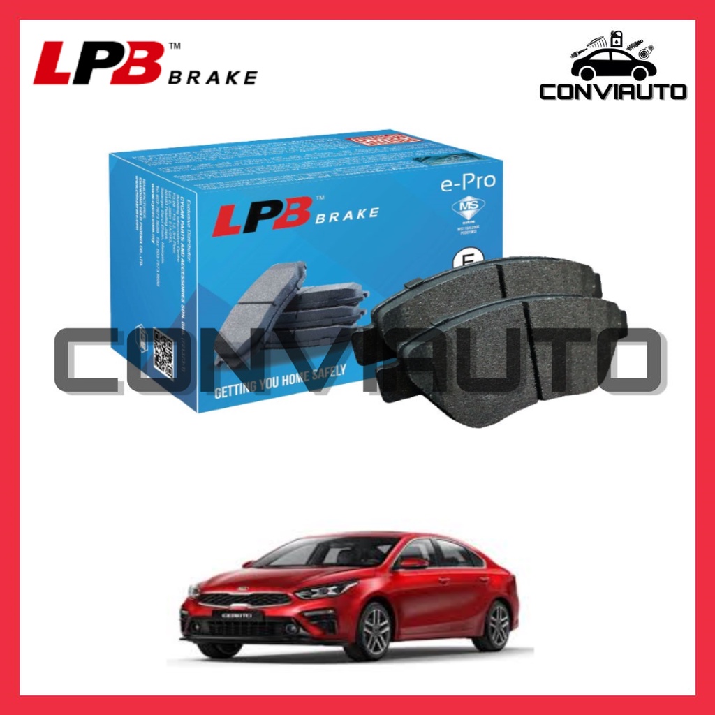 KIA CERATO K3 2.0 2013~ ผ้าเบรคหน้า LPB (A18750)