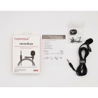 TUOPODA ไมค์หนีบปกเสื้อ รุ่น TPD-R1 ของแท้100% รับประกัน 1 ปี.