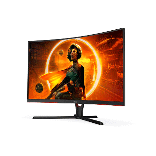 AOC C32G3E (มอนิเตอร์จอโค้ง) 32" VA/ Curved/ Adaptive Sync/ 1920 × 1080 @165Hz/ 1ms/ D-sub/ HDMI : Curved Gaming Monitor (A1-C32G3E/67)