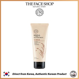 THE FACE SHOP Rice Water Bright Rice Bran Cleansing Foam 150ml *Shipped from Korea*