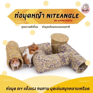 [Hamsterth] ท่อมุด หญ้า Niteangle พร้อมส่ง‼️ ท่อมุดของเล่น บ้านหลบ ถ้ำมุด เลียนแบบธรรมชาติ แฮมสเตอร์ แฟตเทล