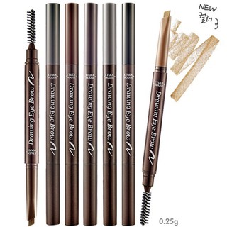 Etude House Drawing Eye Brow NEW 0.25g เพิ่มปริมาณไส้ 30% ดินสอเขียนคิ้วเนื้อครีมอัดแท่ง