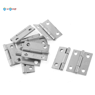 Rectangle Folding Closet Cabinet Door Hinge Hardware 1.5inch 10 Pcs