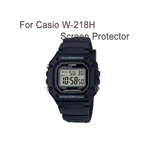 ป้องกันหน้าจอสําหรับ Casio W-218H W-218H-1AVDF ฟิล์ม Guard นาฬิกาสปอร์ตป้องกัน Nano ระเบิดฟิล์มสําหรับ Casio W218H W-218H-1 นาฬิกาเครื่องมือ
