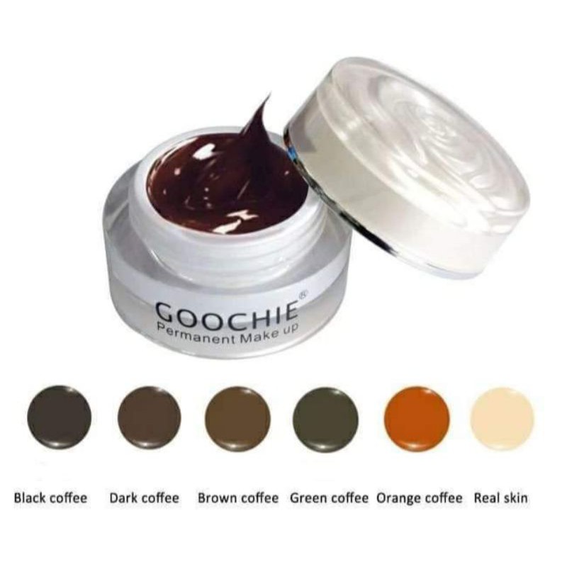สี Goochie เพ้นคิ้ว สีทำลายเส้น สีสักคิ้ว3D ขนาด5กรัม สี USA