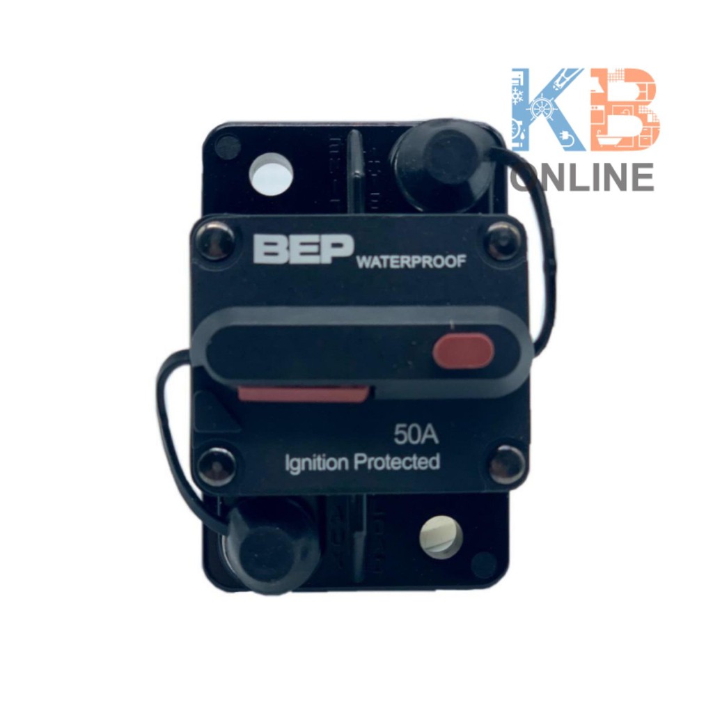 BEP เบรกเกอร์กันดูด แบบลอย 50A BEP Circuit Breaker H/D Reset Surface mount 50A