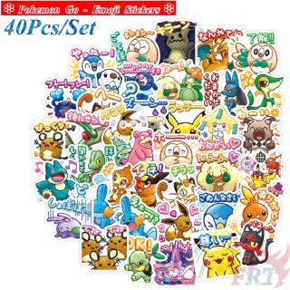 ❉ Pokemon Go - Series B Emoji สติ๊กเกอร์ ❉ 40Pcs/Set Anime DIY Decals สติ๊กเกอร์ for Album Diary Laptop Scrapbooks Skateboard