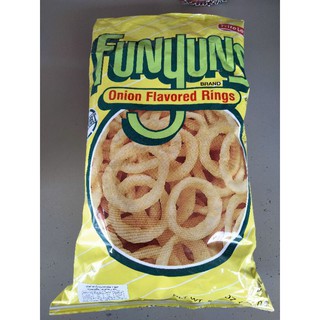 Funyuns Onion Flavored Rings ข้าวโพด อบกรอบ รสหัวหอม ฟันยันส์ 163