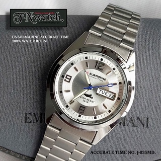 us submarine รุ่น J-035MD นาฬิกาข้อมือ ผู้ชาย ระบบควอทต์ บอก…