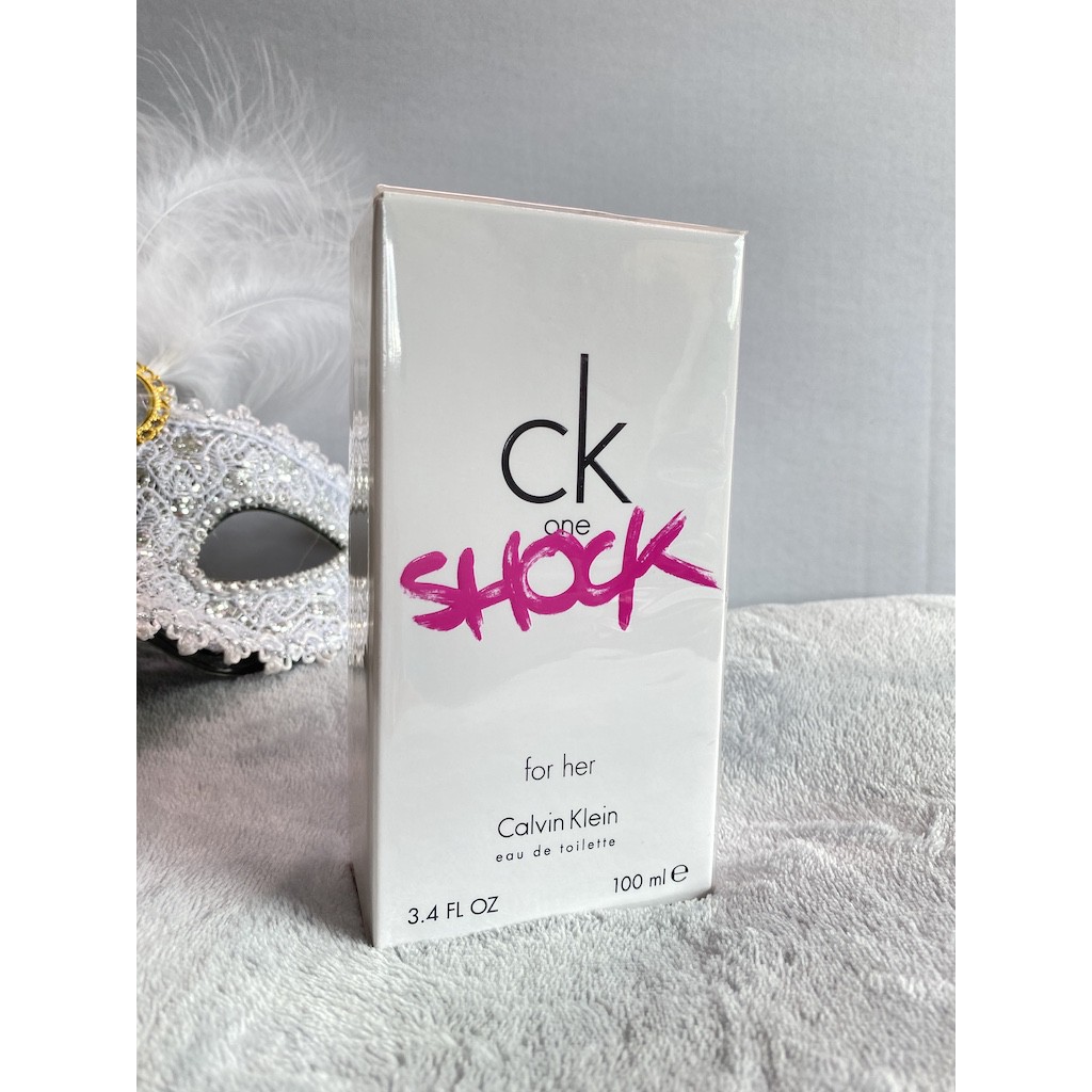 น้ำหอม Ck One Shock for Her EDT 100ml.แท้ 100% (กล่องซีล)