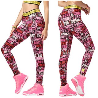 Zumba Wear : Spread Love Ankle Leggings  (กางเกงเลคกิ้งออกกำลังกายซุมบ้าและโยคะ)