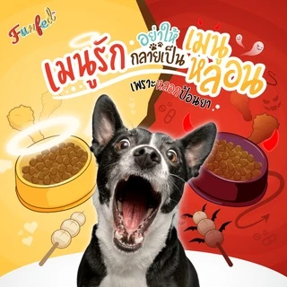 FunFed Tablet Pocket Dog and Cat Treats - ขนมป้อนยาเม็ด สำหรับ สุนัข แมว (14 ชิ้น/pcs)