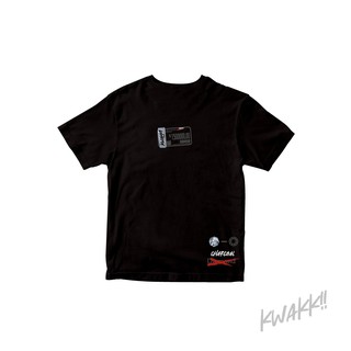 เสื้อยืดคอกลมแบรนด์ KWAKK!! - charcoal