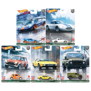 รถเหล็ก HOTWHEELS PREMIUM ของแท้ 2021 Car Culture British Horsepower (Set of 5) ครบชุด5คัน HWP2021_#FPY86A