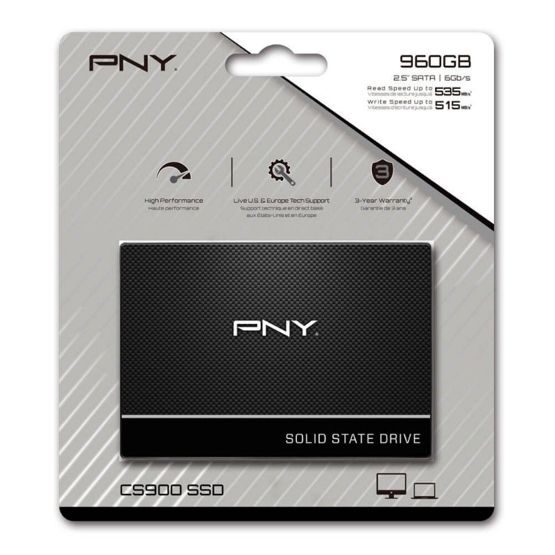 SSD 960GB PNY CS900 sata
