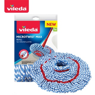 Vileda Microtwist Max mop refill - วิเลดา ไมโครทวิสต์ แมกซ์ รีฟิล อะไหล่ ผ้าม็อบ ผ้าม๊อบ ม๊อบ