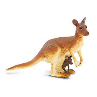 Safari Ltd. : SFR292029 โมเดลจิงโจ้ Kangaroo With Baby