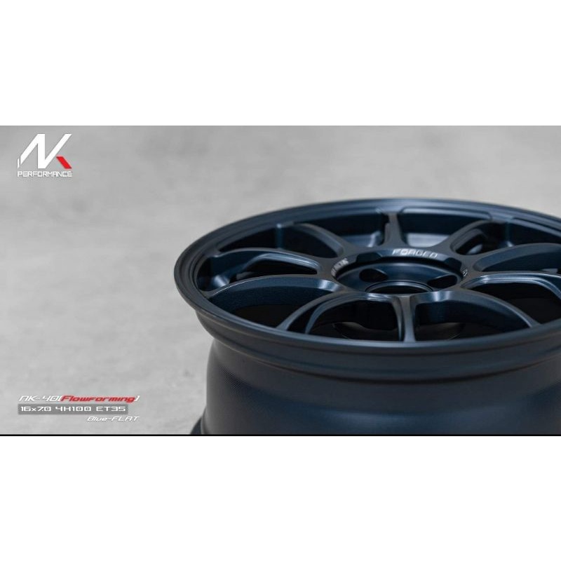ล้อ NK performance ขอบ 16 นิ้ว รีดเบา Flow forming ลาย ZE40 สี Blue ...