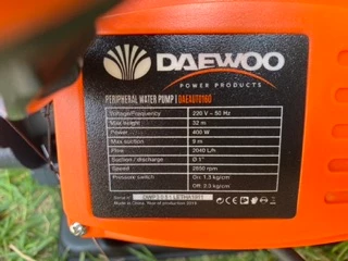ปั๊มน้ำอัตโนมัติ ปั๊มออโต้ Daewoo รุ่น DAEAUTO160 และ DAEAUTO190 แถม หัวกระโหล + ข้อต่อ ขนาด 400 วัตต์