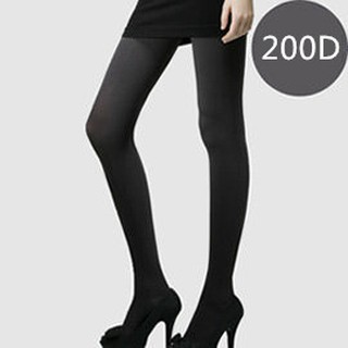 ~LEG TALK~ ถุงน่องขาเรียวสวย (200D) S-XL สีเทา