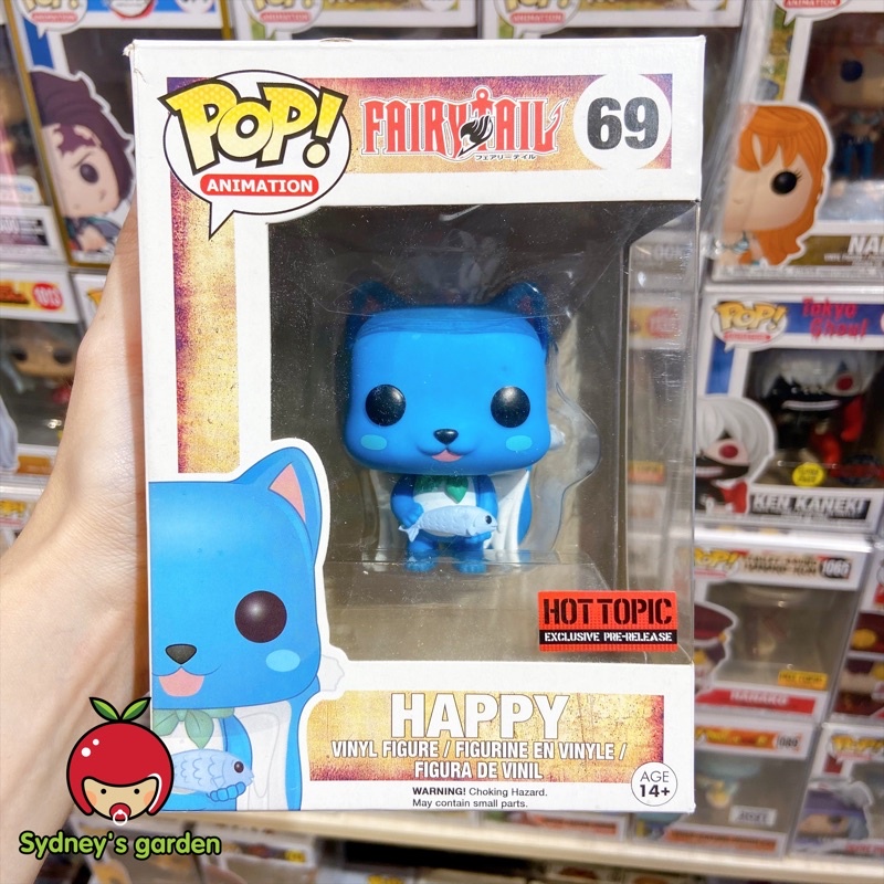 ฟิกเกอร์ Funko Pop FAIRY TAIL - HAPPY (HOT TOPIC PRE-RELEASE) (DAMAGED)