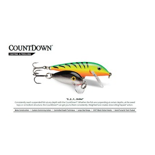 [เหยื่อตกปลา] Rapala COUNTDOWN CD03 (CASTING &amp; TROLLING) **น้ําจืด**