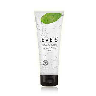 Eves Aloe Cactus Soothing Moisturizing Gel อีฟ อโล แคคทัส เจลบำรุงผิว เพิ่มความชุ่มชื้นให้กับผิว บรรจุ 100 ml. (1 หลอด)