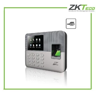 ZKTeco เครื่องสแกนลายนิ้วมือ สำหรับลงเวลาพนักงาน เครื่องสแกนนิ้วบันทึกเวลา รุ่น LX50 มีรายงาน Excel