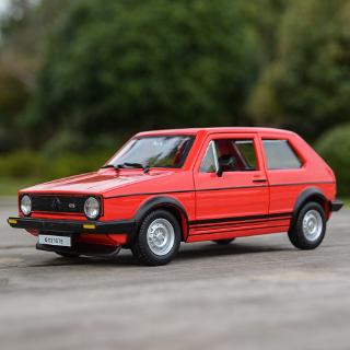 Bburago 1:24 VW 1979 Golf Mk1 GTI รถหล่อแบบคงที่โมเดลของเล่นงรถยนต์านอดิเรกของสะสม