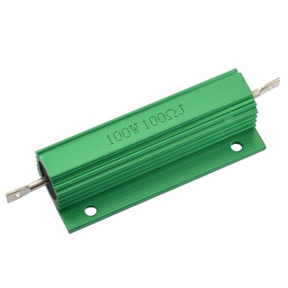 Aluminum Shell 100W Watt 100 Ohm Wirewound Power Resistor