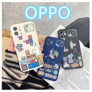 เคสลายแถบข้าง 🔥 เคส OPPO A3S A5S A9 2020 RENO4 A83 F11 PRO #225