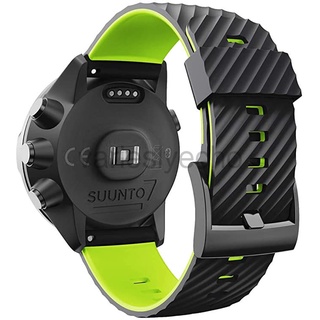 สายนาฬิกาข้อมือซิลิโคน แบบนิ่ม สําหรับ Suunto 7 Suunto 9 Suunto 9 Baro 9 Spartan 9 GPS