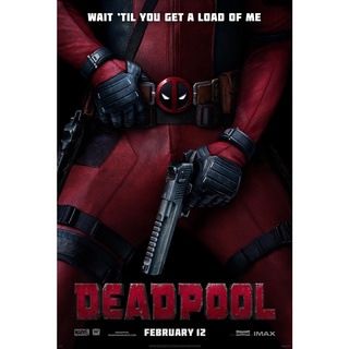 โปสเตอร์หนัง Deadpool เดดพูล Movie Poster ภาพติดผนัง ตกแต่งห้อง ตกแต่งบ้าน ภาพพิมพ์ ไรอัน เรย์โนลส์ Ryan Reynolds