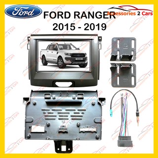 กรอบหน้าวิทยุFORD RANGER T7 ปี2016 สำหรับ7นิ้ว  รหัสNV-FR-068