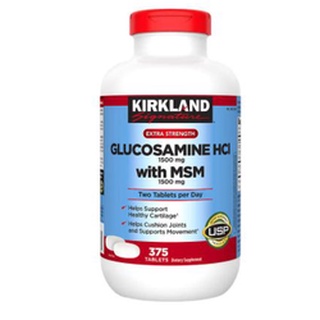 **แบบแบ่งขาย** Kirkland Glucosamine with MSM ขนาด 25 และ 50 เม็ด