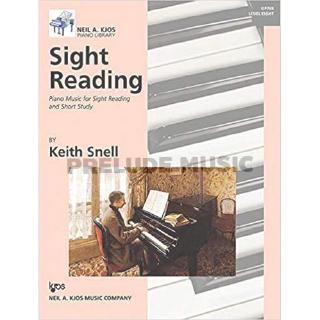 (โค้ดINCSM2Lลด70฿) Sight Reading- Piano Music for Sight Reading and Short Study- Level 8(GP708)