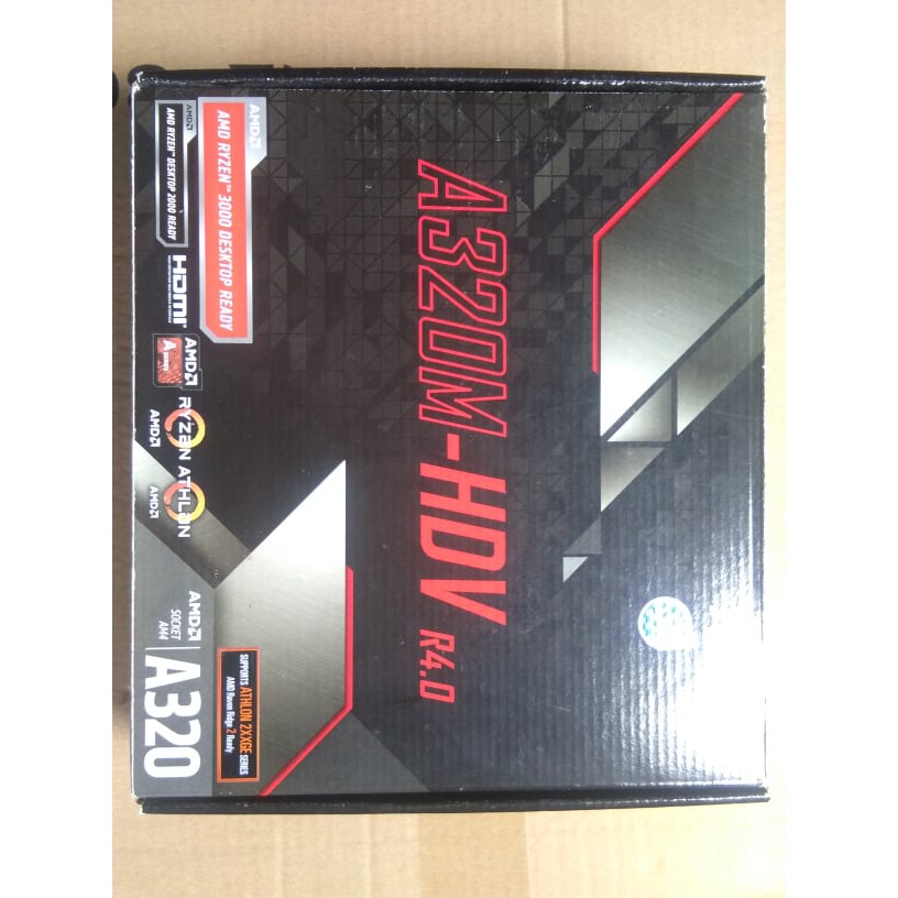 MAINBOARD AM4 ASROCK A320M HDV R4.0 มือสอง
