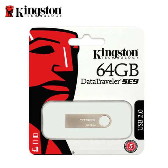 แฟลชไดรฟ์ Pendrive Data Traveler SE9GB DTSE9 USB 2.0 ของ Kingston