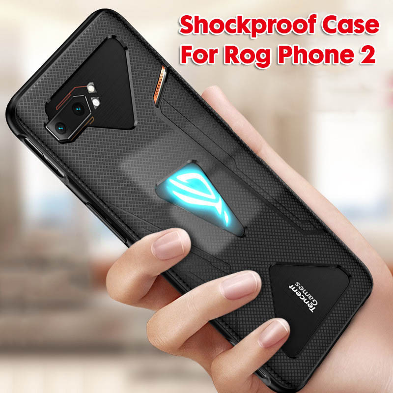 สําหรับ Asus Rog โทรศัพท์ 2 II Zs660Kl กันกระแทกป้องกัน TPU เคสโทรศัพท์แบบนุ่มฝาครอบกระจายความร้อน