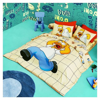 Bed sheet BEDSHEET FITTED T3 LOTUS 300TC SIMPSONS LI-SS 03 Bedding Bedroom bedding ผ้าปูที่นอน ชุดผ้าปูที่นอน 3.5 ฟุต 3